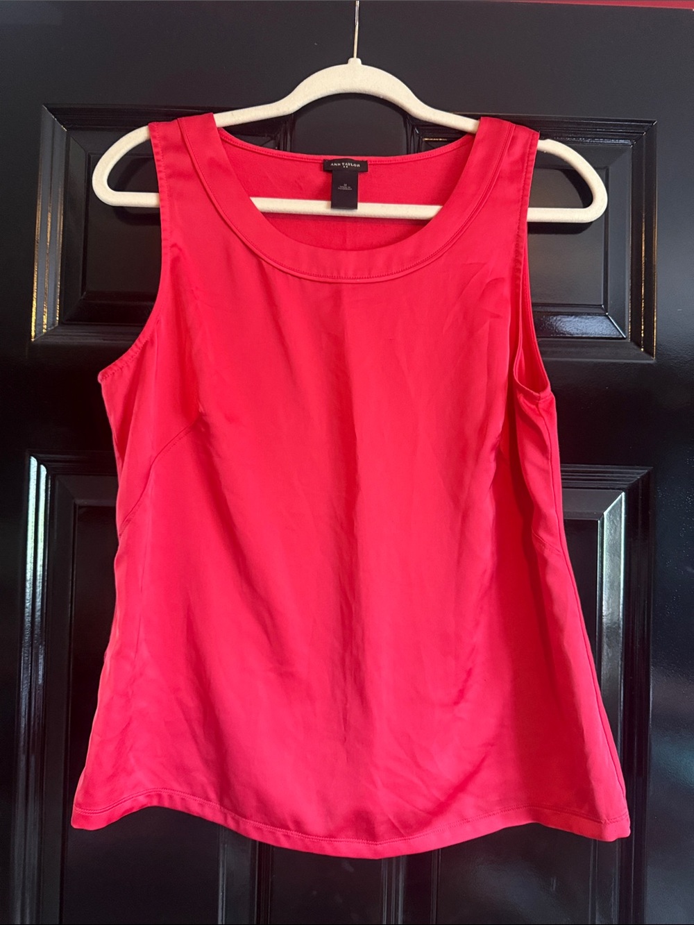 Ann Taylor Bright Pink Sleeveless Shell